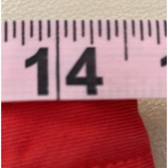 Ruff Hewn Denim Jeans NWOT Womens 29x28 TOMATO RED Cotton High Rise 13" Vtg USA - Picture 11 of 11